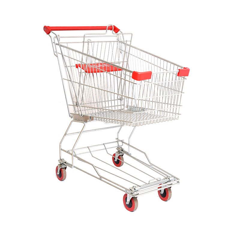 Pvc gewone rode wiel winkelwagen