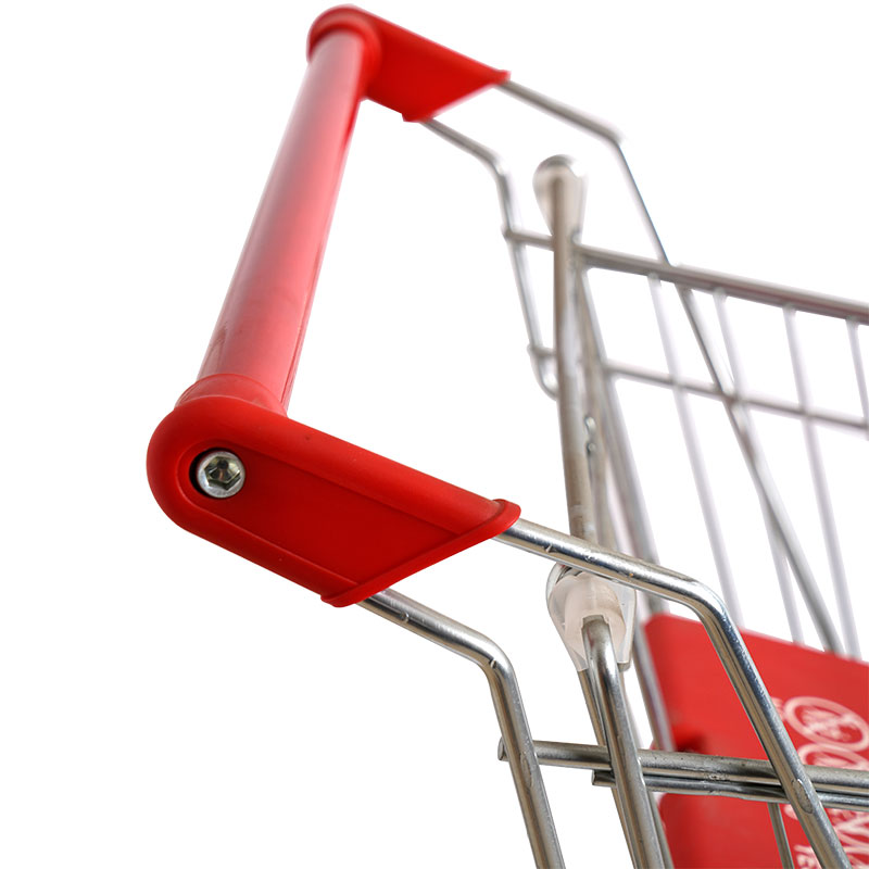 Pvc gewone rode wiel winkelwagen