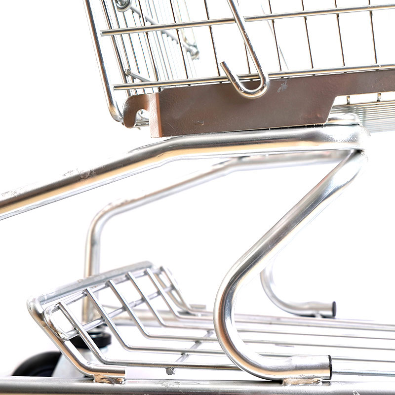 Supermarkt Duurzame aluminium opvouwbare boodschappentrolley