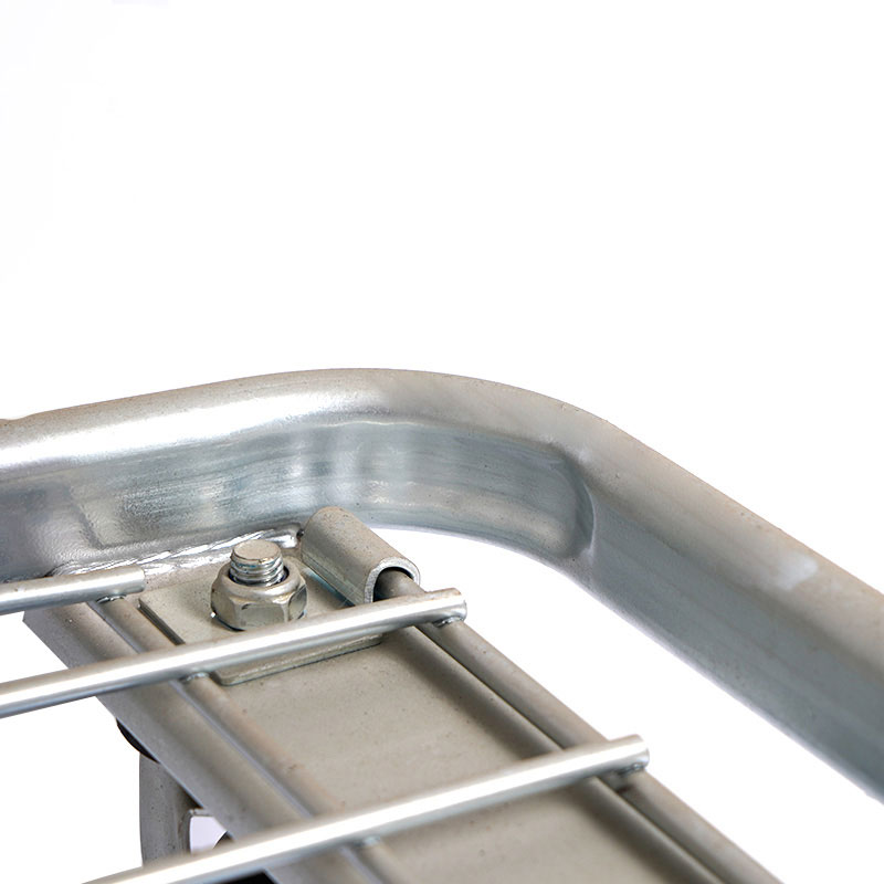 Supermarkt Duurzame aluminium opvouwbare boodschappentrolley