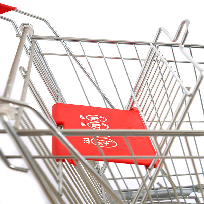 Duurzame zinkwagen voor gebruik in de supermarkt