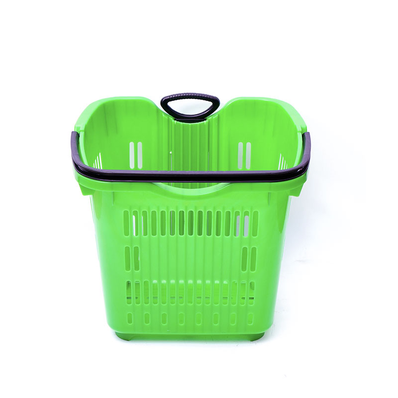 XC-B-11.Plastic winkelmandhouder + supermarkt winkelen gemakkelijk te gebruiken, winkelen plastic aangepaste kleur vaste specificaties
