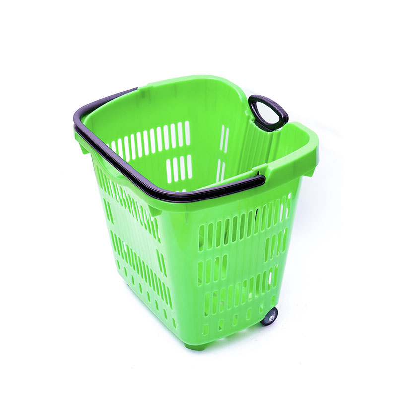XC-B-11.Plastic winkelmandhouder + supermarkt winkelen gemakkelijk te gebruiken, winkelen plastic aangepaste kleur vaste specificaties