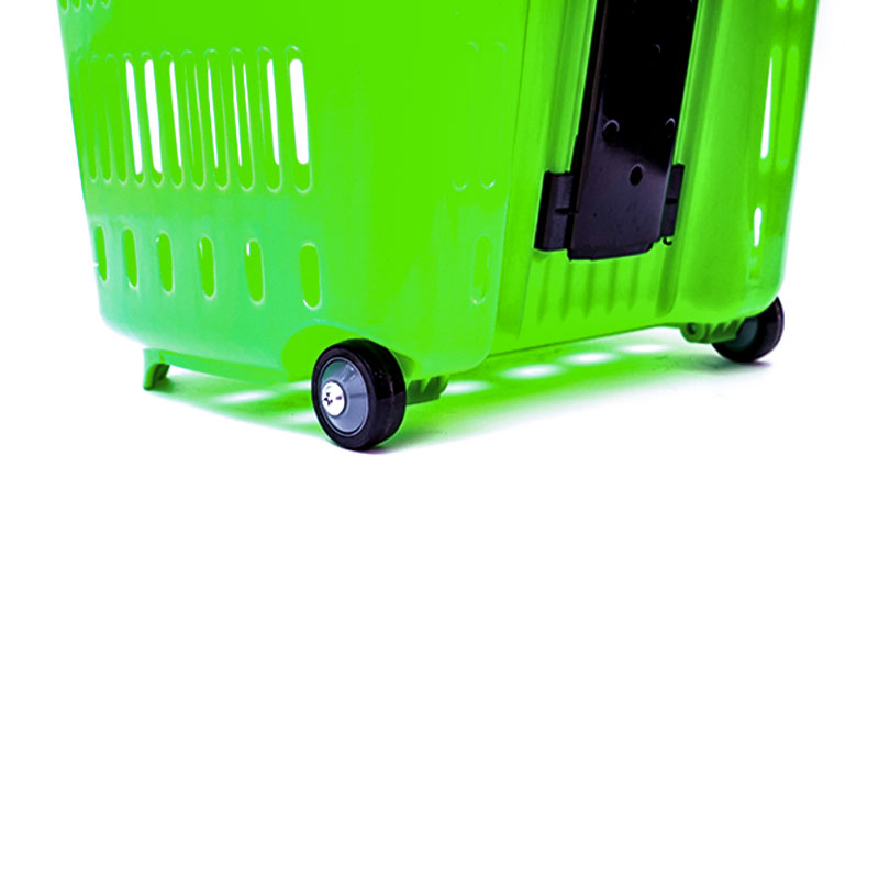 XC-B-11.Plastic winkelmandhouder + supermarkt winkelen gemakkelijk te gebruiken, winkelen plastic aangepaste kleur vaste specificaties