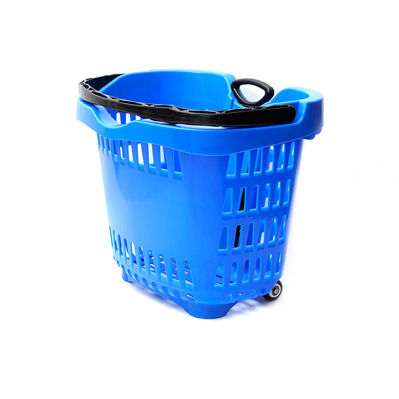 XC-B-13. Plastic winkelmandhouder + supermarkt winkelen gemakkelijk te gebruiken, winkelen plastic aangepaste kleur vaste specificaties: