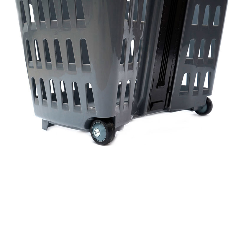 XC-B-20. Plastic winkelmandhouder + supermarkt winkelen gemakkelijk te gebruiken, winkelen plastic aangepaste kleur vaste specificaties: