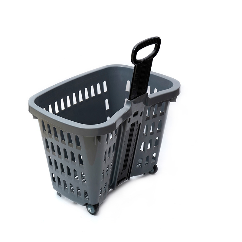 XC-B-20. Plastic winkelmandhouder + supermarkt winkelen gemakkelijk te gebruiken, winkelen plastic aangepaste kleur vaste specificaties: