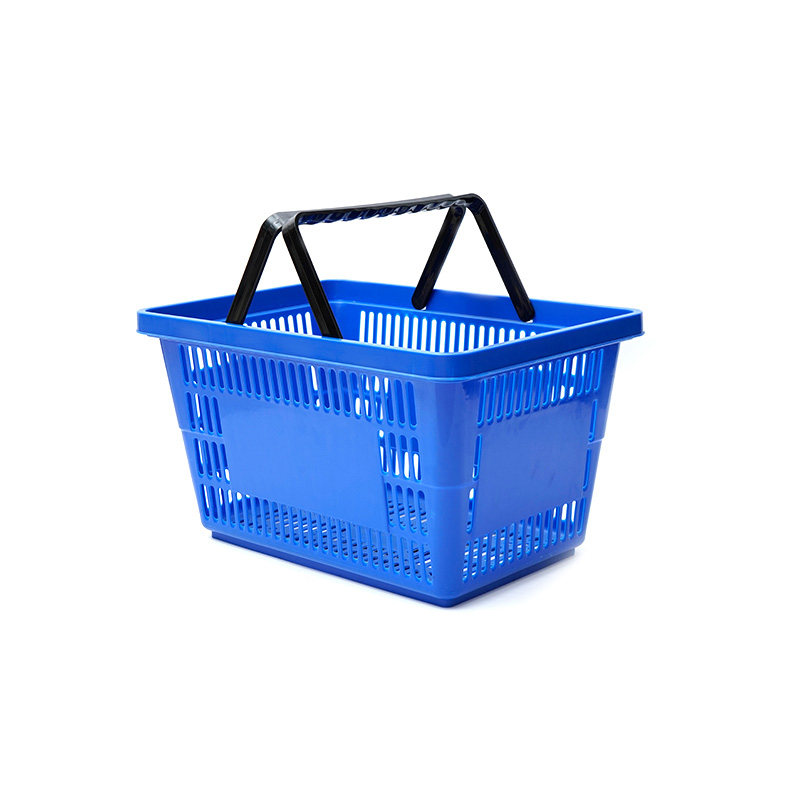 Kleurrijke plastic opvouwbare winkelmandjes