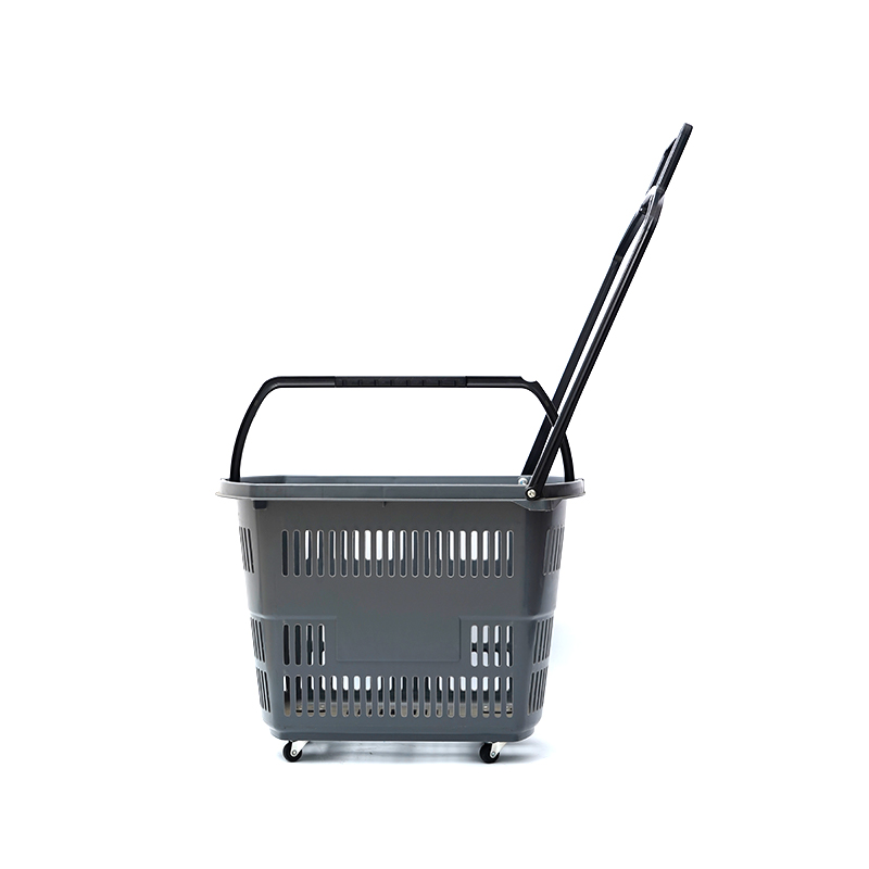 Supermarkt Plastic kleine vierwielige trolley winkelwagentje