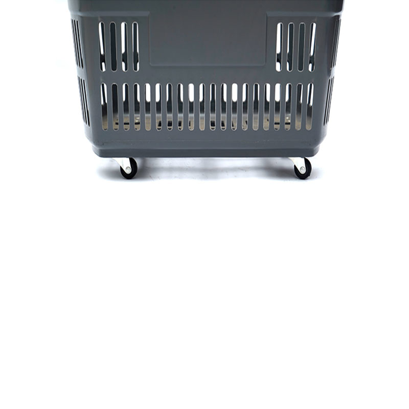 Supermarkt Plastic kleine vierwielige trolley winkelwagentje