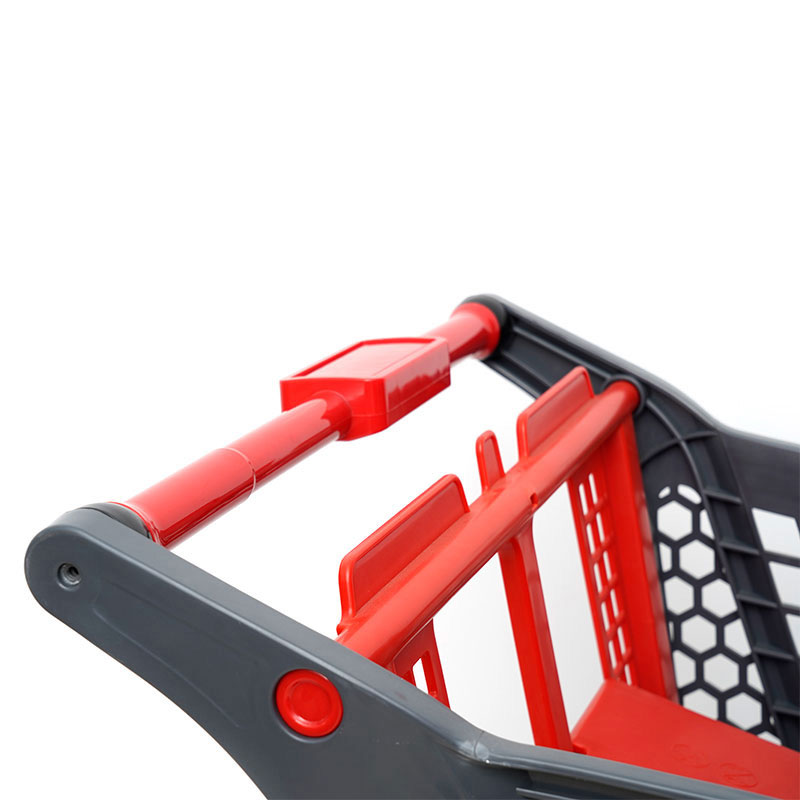 XC-PST-1. Kunststof winkelwagen + supermarkt winkelen gemakkelijk te gebruiken winkelen plastic aangepaste kleur vaste specificaties