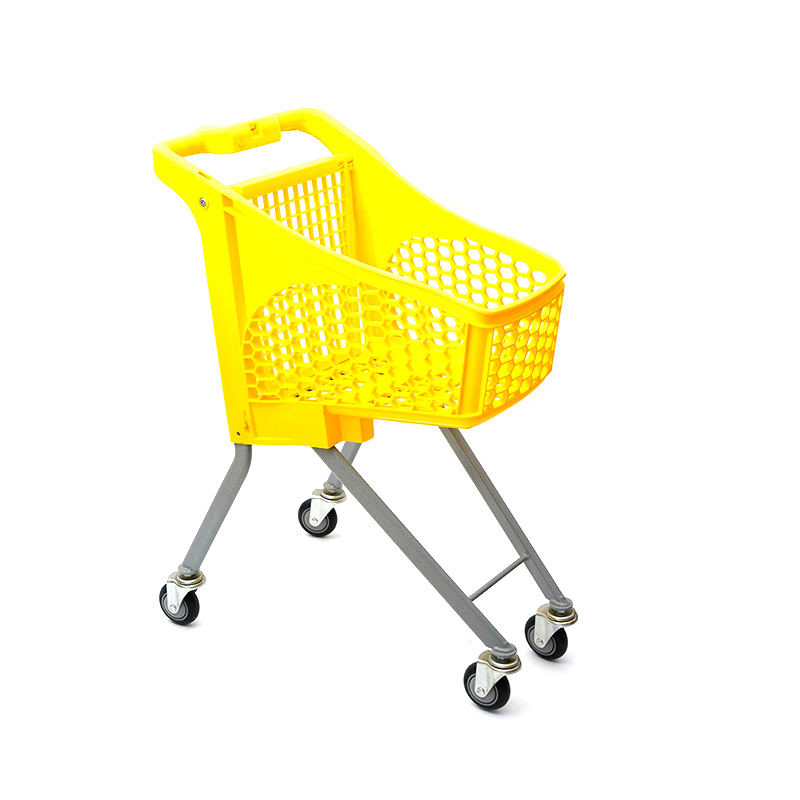 XC-PST-4. plastic winkelwagen + supermarkt winkelen gebruiksvriendelijk winkelen plastic aangepaste kleur vaste specificaties
