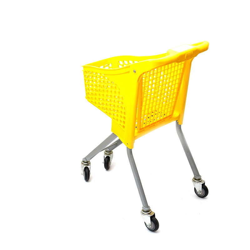 XC-PST-4. plastic winkelwagen + supermarkt winkelen gebruiksvriendelijk winkelen plastic aangepaste kleur vaste specificaties